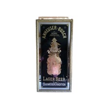 1997 Budweiser Anheuser Busch Worlds Fair Gold Medals Mirror Glass N7156 picture