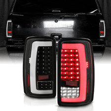 Black Full LED Tail Lights Brake Lamps 2000-2006 Chevy Suburban Tahoe GMC Yukon picture