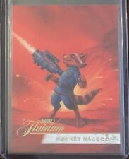 2019 Flair Marvel Flairium Tier 6 SSP Rocket Raccoon #148 Guardians Galaxy picture