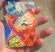 1996 Fleer/SkyBox Spider-Man Carnage “We’re Here” #75 Non-Sport Card Heinbach picture