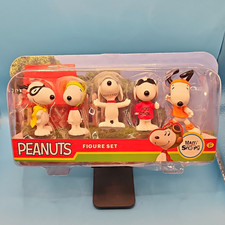 New unopened Just Play Peanuts Many Faces of Snoopy 5-Pack Figures 2016 Plastic picture