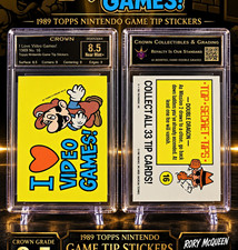 Topps 1989 Nintendo Game Tip Stickers #16 Mario I Love Video Games Sticker picture