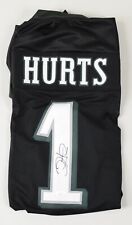 Jalen Hurts Signed Custom Black Pro Style Football Jersey JSA picture