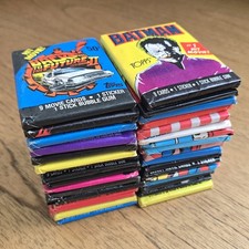 Mixed Lot of 35 Sealed Non-Sport Trading Card Wax Packs Vintage Batman Movie picture
