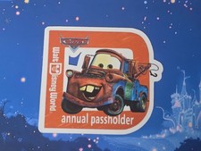 Walt Disney World Annual Passholder Magnet 2026 Cars Tow Mater HOMEMADE picture