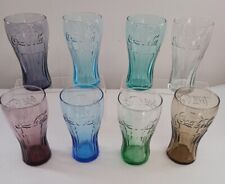 COMPLETE SET OF 8 MCDONALD'S COCA COLA COKE GLASSES FROM 2009 ALL DIFFERENT picture