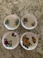 Vintage Princess House Floral Butter Pats Set Of 4 picture