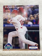 2006 Philadelphia Phillies Shane Victorino Large Baseball Card Photograph  Vtg picture