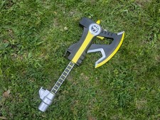 Polyurethane Foam Mighty Morphin Power Rangers Black Ranger Mastodon Axe picture