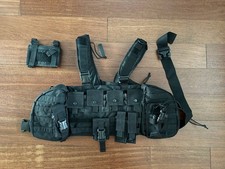 J-Tech MK2 Tactical Chest Rig + Extra Pouches Set - Black picture