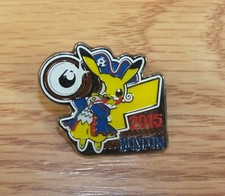 2015 Boston Championship Pokémon Pikachu Collectible Lapel Pin picture