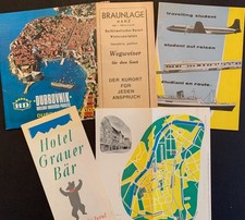Germany Austria Yugoslavia 1950s & 1972 Travel Tourist Booklets & Ephemera picture