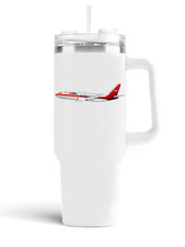 US Air Boeing 737 Stainless Steel Quencher Tumbler 40oz. picture