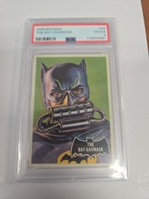 1966 TOPPS BATMAN #43 THE BAT-GASMASK PSA 4 picture