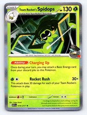 Team Rocket's Spidops 019/217 Rare Ascended Heroes Pokemon Holo Near Mint picture