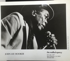 1986 Press Photo John Lee Hooker, Recording Artist picture