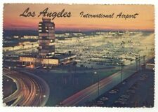 Los Angeles CA international Airport Sunset Postcard ~ California picture