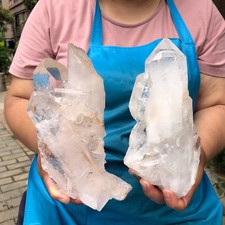 1280+1300g Natural clear quartz cluster quartz crystal mineral specimen healing picture