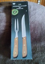 Vtg Royal Gourmet Stainless Steel Cutlery Set Knife & Fork Made In Japan FK-2 picture