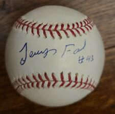 JEURYS FAMILIA SIGNED OFFICIAL MLB BASEBALL NEW YORK METS W/COA+PROOF WOW RARE B picture
