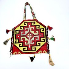 Antique Turkoman Kilim Mirror Bag Tribal Original picture