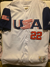 Majestic Team USA Andrew McCutchen #22 2017 World Baseball Classic Jersey Med 40 picture