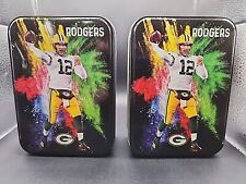 Aaron Rodgers - Green Bay Packers - Two Empty Collectble Tins picture