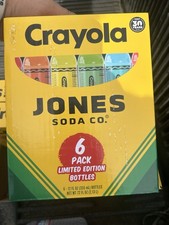 NEW/FACTORY SEALED Crayola x Jones Soda 6-Pack w/ ALL ACCESSORIES INCLUDED  picture