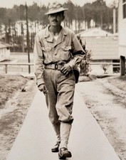 1942 WWII Soldier Dan in Uniform US Army Paratrooper 82nd Airborne Photo picture