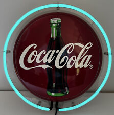 Vintage 1990’s Coca-Cola neon sign Blue Light picture