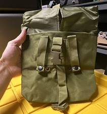 Army Green Tactical MOLLE Utility Dump Pouch Drawstring Closure Nylon picture