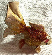 Golden Koi Trinket Box picture