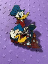 Donald Duck As Train Conductor, Disney Auctions Limited Edition 100 Vintage Pin picture