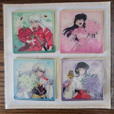 Inuyasha 30th AnnIversary POP UP STORE Metal Magnet 4-Piece Set picture