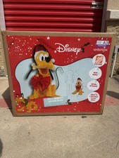 Disney 3.5 Ft Animated Pluto Holiday Christmas Animatronic 2026 BRAND NEW IN BOX picture