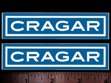 CRAGAR Wheels - Set of 2 Original Vintage 1960’s 70's Racing Decals/Stickers 4