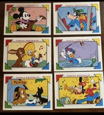 Disney Trading Cards, Vintage, Set Of Six, mint condition set of 6, #163-168 picture