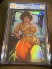 MULTIVERSE Saga April O’Neil FOIL Edition A Dhaxina DEE Artist Alley CGC 9.9 picture