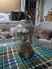 Vintage 1970s Terrarium Diorama Lamp – Forest Moss & Bone Oddity picture
