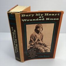 Bury My Heart at Wounded Knee Dee Brown Indian History of West 1971 2nd Print HC picture