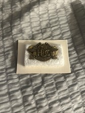 Vintage 1983 HOG Harley Owners Group Brass Eagle Pin - Harley Davidson - New picture