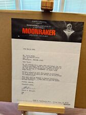 ALBERT R. BROCCOLI - TLS on MOONRAKER - 007 Letterhead - Great Content/Signed picture