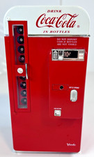 Vintage 1994 Coca Cola Diecast Metal Musical Vending Machine/Bank, Music Works picture