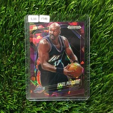 Karl Malone 2024-25 Panini Prizm Black #269 - Purple Cracked Ice - 084/149 picture