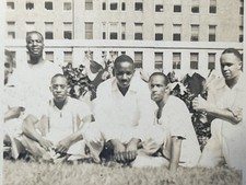 Aug 1937 African American Men Group Portrait Black Americana Photo picture