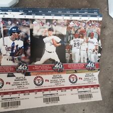 RUBEN SIERRA Texas Rangers AUTOGRAPHed Ticket Stubs Gameday Holo picture