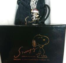 PEANUTS SNOOPY Necklace Silver 925 x Diamond 24K Gold Processed w/ Box picture