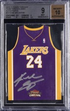 2010-11 PANINI THREADS TEAM THREADS AWAY AUTOS #22 KOBE BRYANT BGS 9 picture