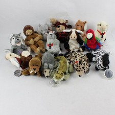 Vintage Lot of 15 Coca Cola Bean Bag Animal Plush Toys picture