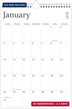 2027 Wall Calendar, 22 x 15 Inch Oversized Vertical Monthly Calendar 2027-2028, picture
